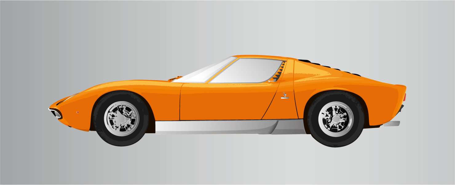 LAMBORGHINI MIURA ARANCIO