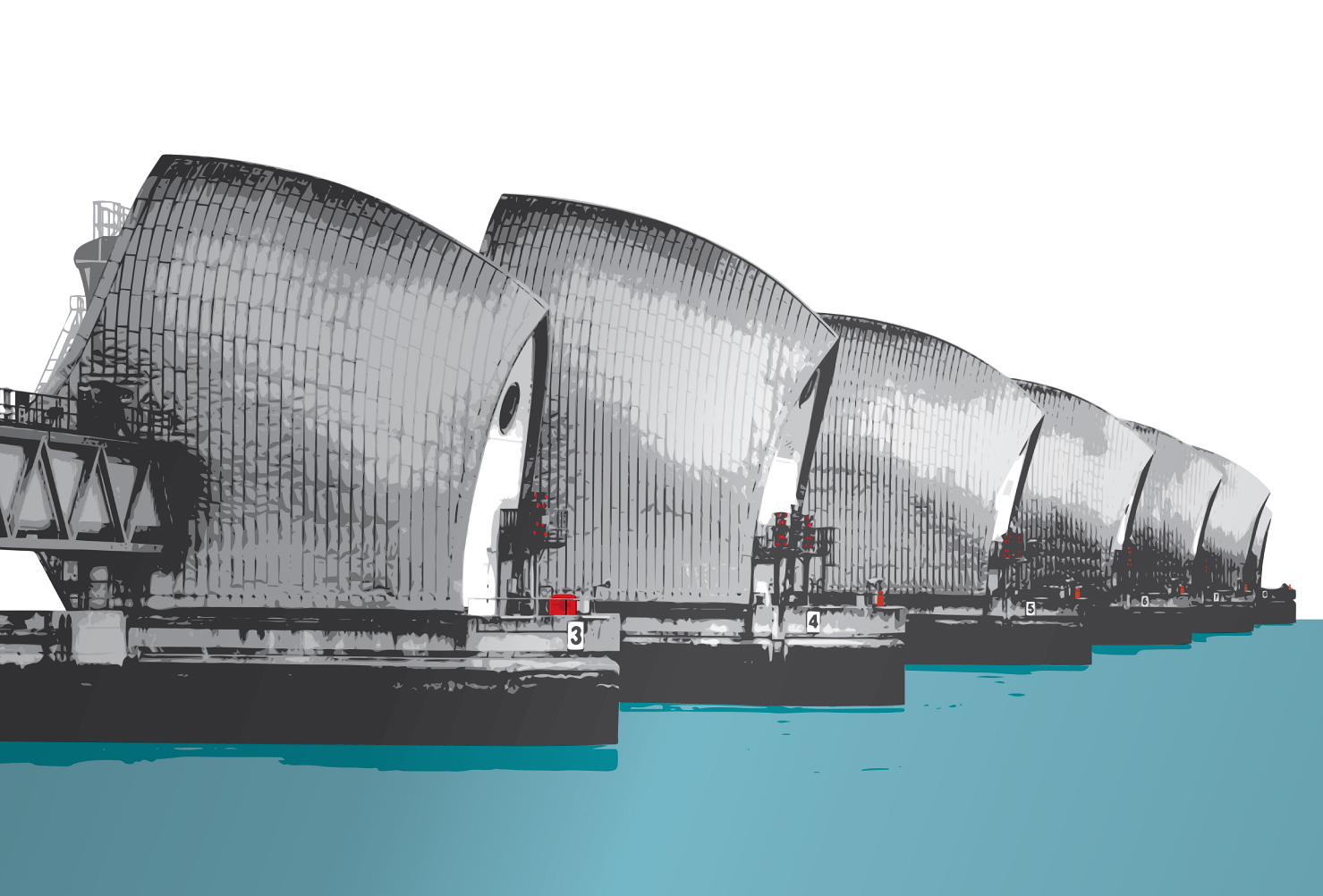 Thames Barrier Acrylic