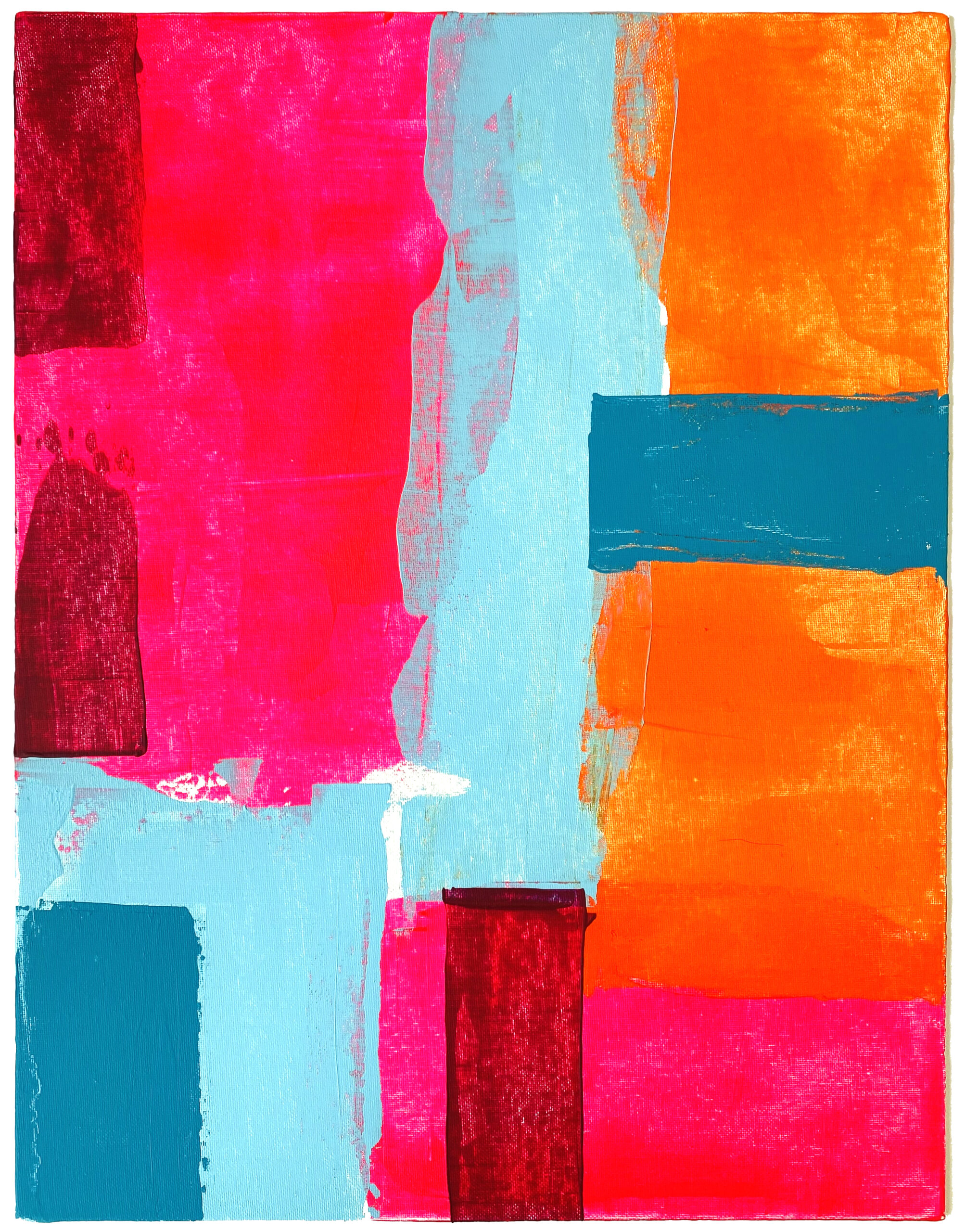 Abstract paintings by Ella Freire